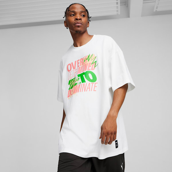 Playera de básquetbol para hombre The Future Is Scoot, PUMA White, extralarge